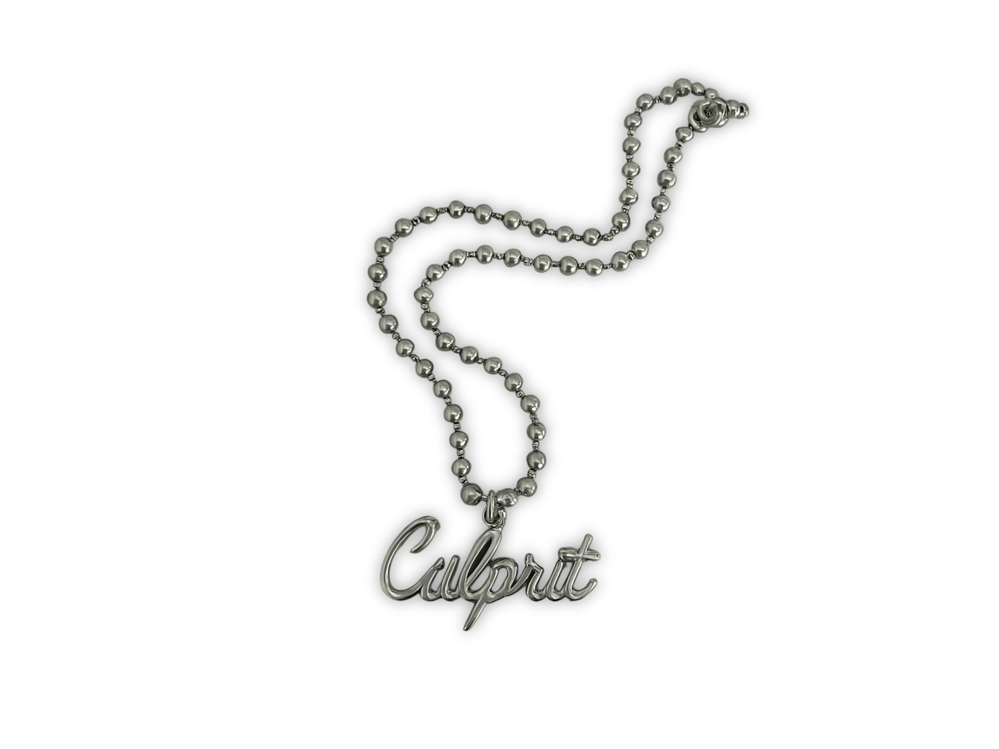 SS25 Silver “Culprit” Chain