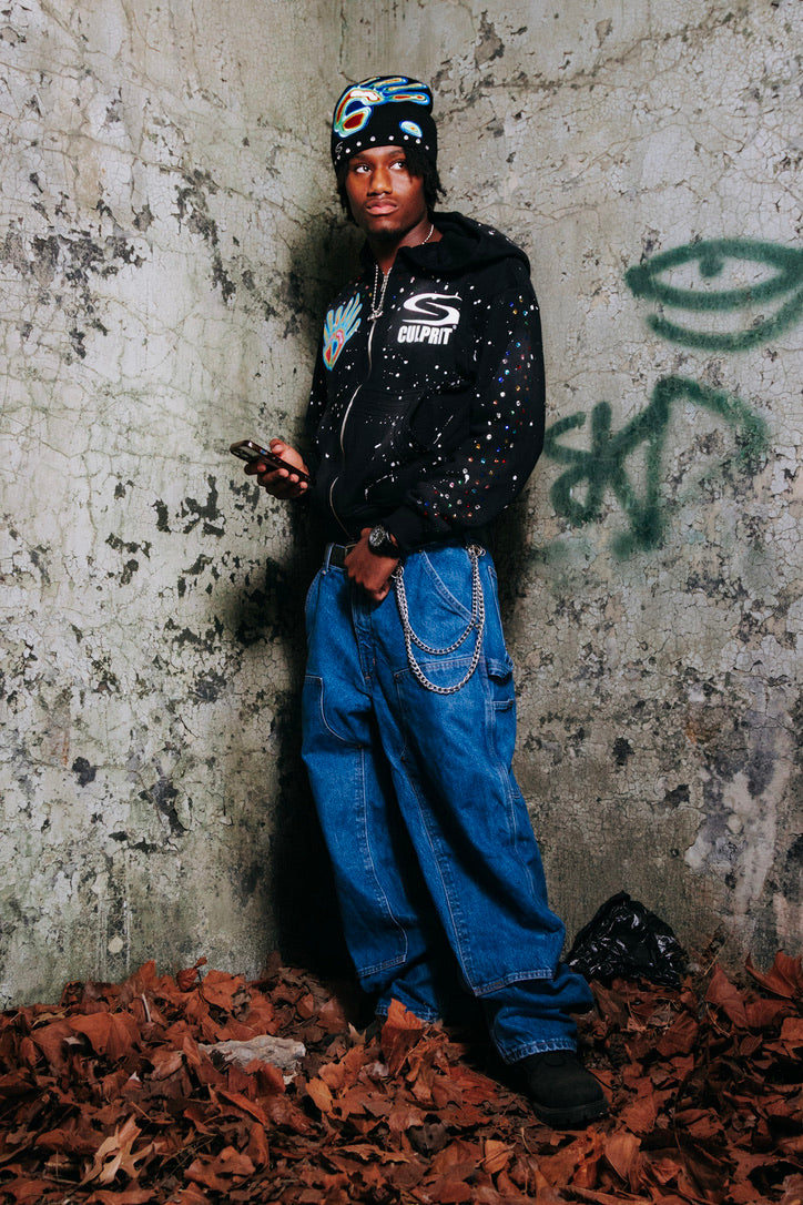 FW25 Culprit "V2" Midnight Hoodie