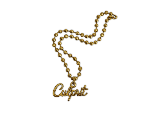 SS25 Gold “Culprit” Chain
